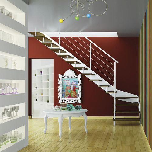 Gerade Treppe - PLANA UNIKA - TECNOSCALE - viertelgewendelt / halbgewendelt / rundgewendelt
