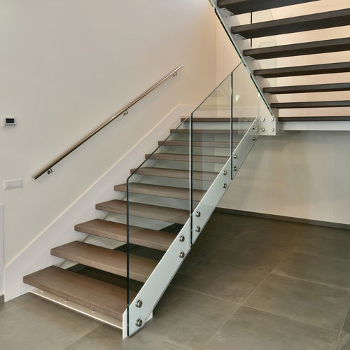 Gerade Treppe - PLANA  - TECNOSCALE - viertelgewendelt / halbgewendelt / rundgewendelt