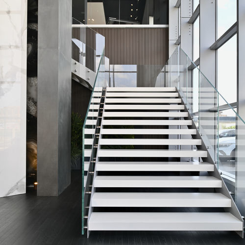 Gerade Treppe - PLANA  - TECNOSCALE - viertelgewendelt / halbgewendelt / rundgewendelt