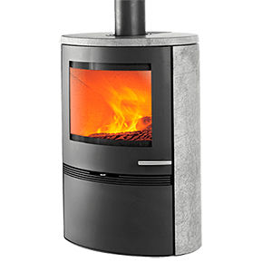 Holz-Kaminofen - TT22HS - JIDÉ - 7,5 kW / modern / Metall