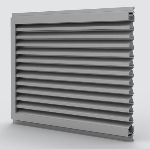Aluminium-Lüftungsgitter - DUCOGRILLE SOLID++ M 30Z - Duco - rechteckig / zur Außenaufstellung / für Fassaden