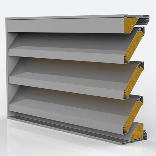 Aluminium-Lüftungsgitter - DUCOGRILLE N 150 - Duco - rechteckig / zur Außenaufstellung / für Fassaden
