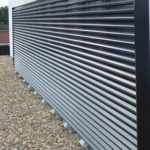 Paneel-Fassadenverkleidung - DUCOWALL CLASSIC W 50Z  - Duco - Aluminium / profiliert / für hinterlüftete Fassade