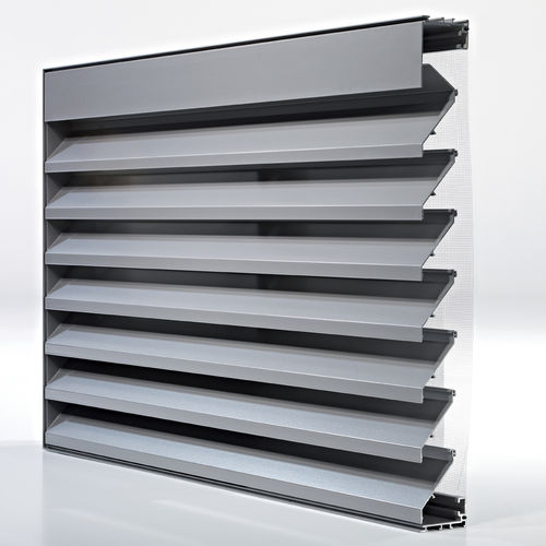 Aluminium-Lüftungsgitter - DUCOGRILLE CLASSIC N 50Z - Duco - rechteckig / zur Außenaufstellung / für Fassaden