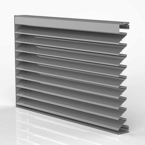 Aluminium-Lüftungsgitter - DUCOGRILLE CLASSIC N 50HP - Duco - rechteckig / zur Außenaufstellung / für Fassaden