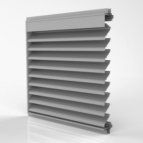Aluminium-Lüftungsgitter - DUCOGRILLE CLASSIC F 50S - Duco - rechteckig / zur Außenaufstellung / für Fenster