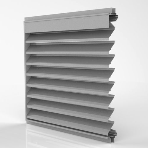 Aluminium-Lüftungsgitter - DUCOGRILLE CLASSIC F 50/75Z - Duco - rechteckig / zur Außenaufstellung / für Fenster