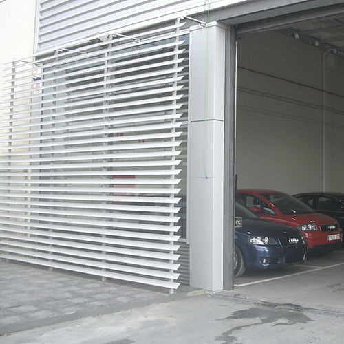 Aluminium-Sonnenschutzlamelle - DUCOSUN ELLIPS - Duco - für Fassaden / vertikal / motorisiert