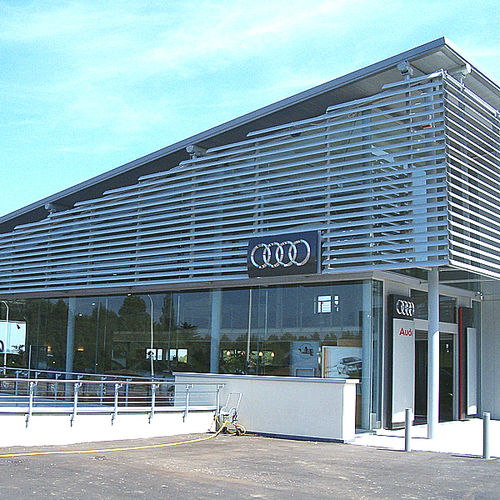 Aluminium-Sonnenschutzlamelle - DUCOSUN 150CF  - Duco - für Fassaden / vertikal