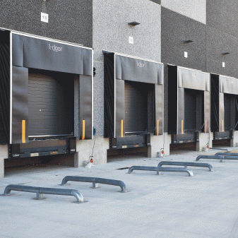 Sektionales Industrietor - DOCK - l-door - galvanisiertem Stahl / Sicherheit / isolierend