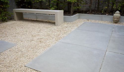 Randstein für Garten - SMOOTH GREY VELVET - Stone & Style - Beton / linear