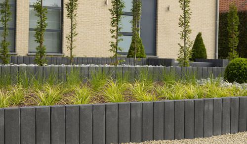 Randstein für Garten RUSTICO PALISSADE Stone & Style Stein / vertikal