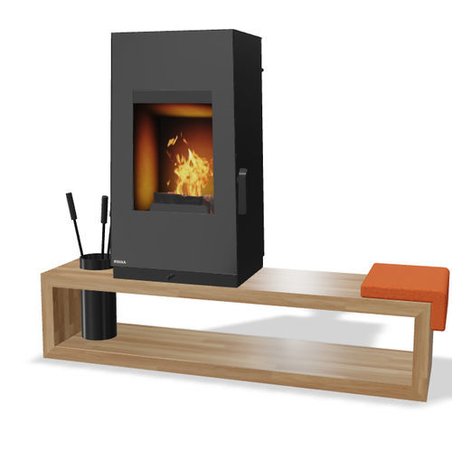Pelletkaminofen - LOOK - Rika - 4 kW / 8 kW / auf Füßen