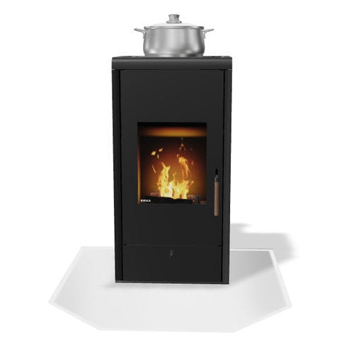 Holz-Kaminofen - COOK - Rika - 0 - 5 kW / 6 kW / bodenstehend