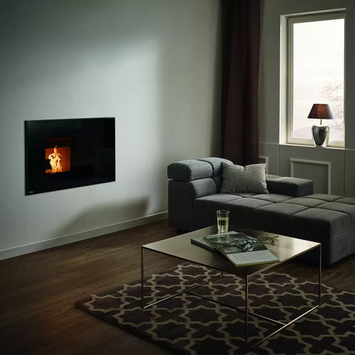 Pellet-Kamineinsatz - INTER­NO - Rika - Stahl / modern