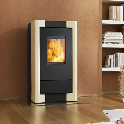 Pelletkaminofen - COMO II - Rika - 8 kW / bodenstehend / modern
