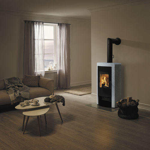 Holz-Kaminofen - NEX - Rika - 4 kW / 8 kW / bodenstehend