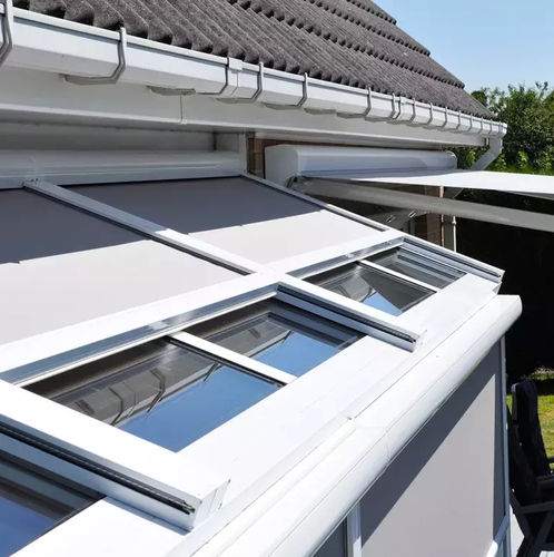 Jalousie für Verandas - TOPSCREEN - Brustor - Dach / für Glasdach / Segeltuch