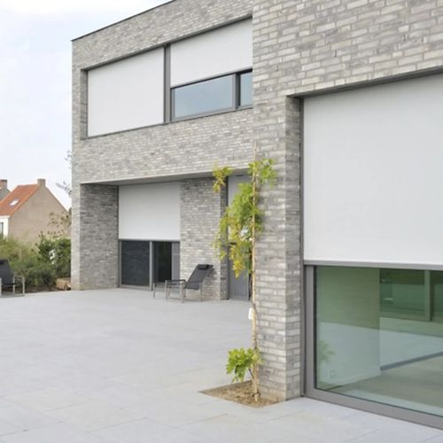 Stoff-Sonnenschutzlamelle - B1200 - Brustor - für Fassaden / für Fenster / vertikal