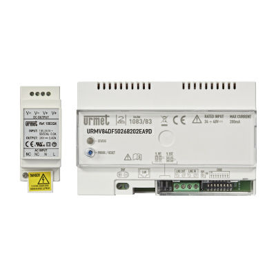 Steuerungsmodul für Hausautomationssystem - 1083/83 - urmet - DIN-Schiene / IP / für den Innenraum