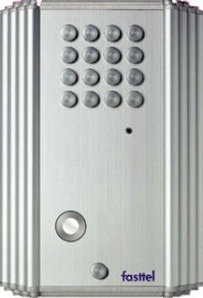 Weiße Audio-Türsprechanlage - FLEXITALK - Fasttel - schwarz / für den Innenraum / kabellos