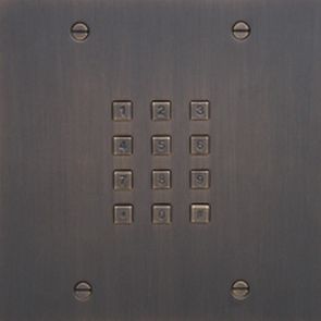 Codetaster für Zugangskontrolle - FT24K BRONZE - Fasttel - für Hausautomationssystem / wandmontiert / kabellos
