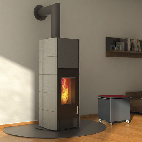 Holz-Kaminofen - T-LINE ECO2 - Tonwerk Lausen AG - 0 - 5 kW / modern / Metall