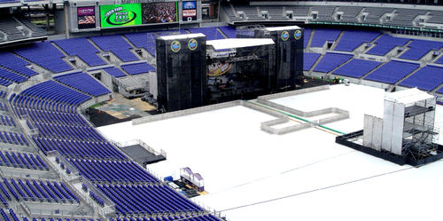 Flexible Fliese / Vinyl - EVENTDECK - Signature Systems Group, LLC - für Außenbereich / bodenstehend / für öffentliche Bereiche