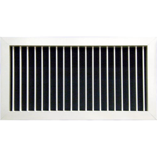 Stahlblech-Lüftungsgitter - 20-SH - KOOLAIR S.A - anodisiertes Aluminium / rechteckig / verstellbar