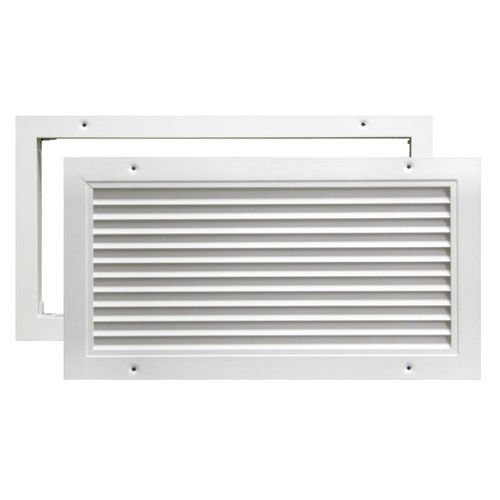 Lüftungsgitter / anodisiertes Aluminium - 24-S1 - KOOLAIR S.A - Stahlblech / rechteckig / für Innenbereich