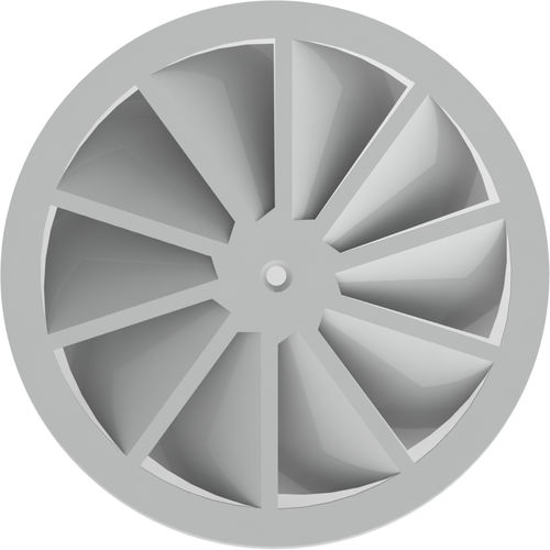 Eingebauter Luftdiffusor - DFRE-P - KOOLAIR S.A - bodenstehend / quadratisch / kreisförmig