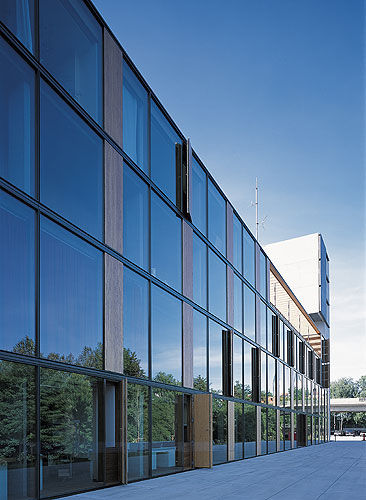 Paneel-Vorhangfassade -  MAIN FIRE STATION, FREISING - Schindler - Glas