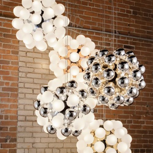 Hängelampe - MOSS - VISO Lighting - Polycarbonat / modern / mit Kabel