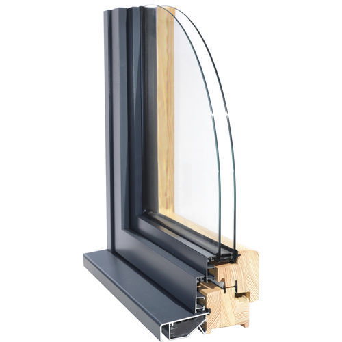 Holzfenster - MBA 21 Gamme 68 - Bignon Menuiseries - Aluminium / Flügel / feststehend