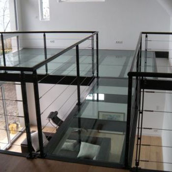 VSG-Glasscheibe - SERISTAL PLASTOFLOAT - Macocco - transparent / für Trennwand / für Gebäude