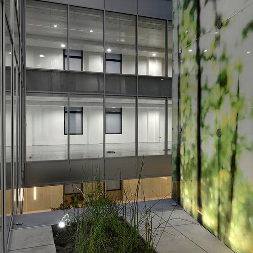 Isolierende Glasscheibe - SERISTAL IMAGE VANCEVA PLASTOFLOAT - Macocco - VSG / mit Doppelverglasung / Ornament