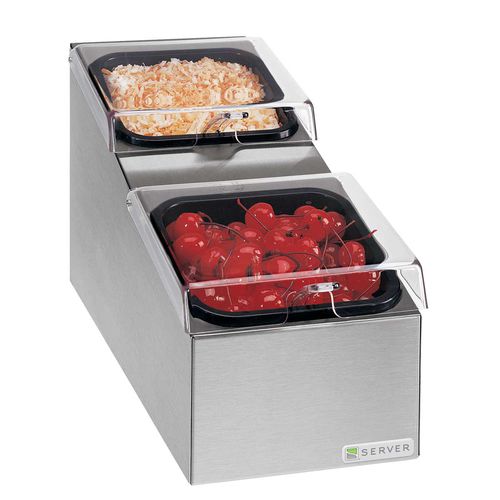 Präsentierregal für Nahrungsmittel - 2PRS - Server Products - Tisch / Edelstahl