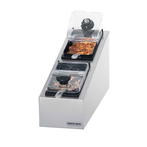 Präsentierregal für Gewürze - SR-2S 1/9 - Server Products - Tisch / Edelstahl / 4 Regalbretter