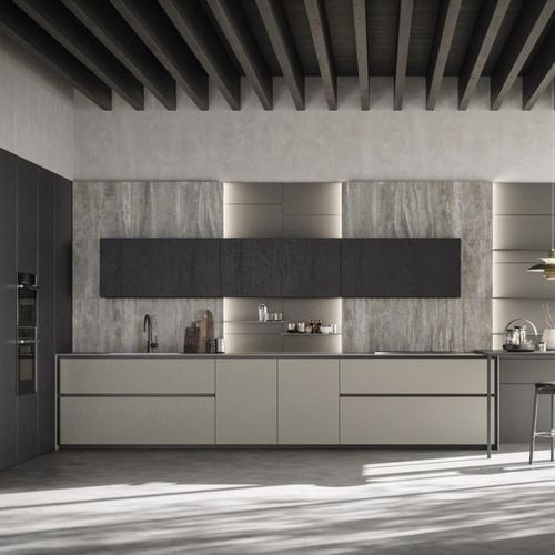 Moderne Küche - 3_AXIS - Zampieri Cucine - NTM Fenix® / melaminbeschichtet / ohne Griff