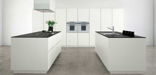 Moderne Küche - LINEc - Zampieri Cucine - Holz / Kochinsel / ohne Griff