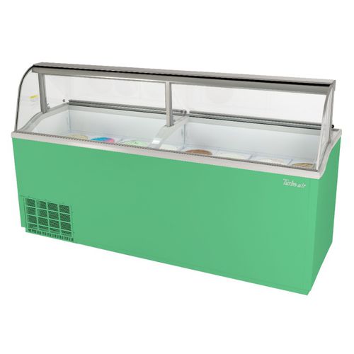Inselkühlvitrine - TIDC-91G(W)-N - Turbo Air - für Einzelhandel / für Eis