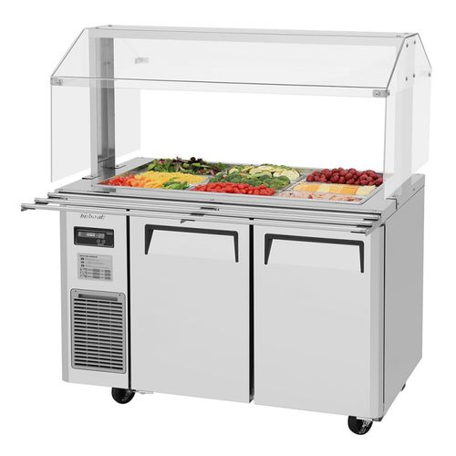 Zentral-Kühlbuffet - JBT-48-N - Turbo Air - Rad / für Restaurants