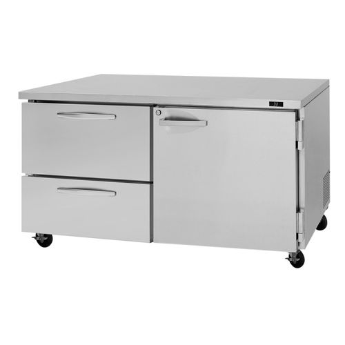 Unterbaukühlschrank - PUR-60-D2R-N - Turbo Air - Profi / freistehend / Edelstahl