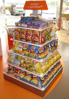 Regalsystem für Gewerbegebrauch - SNACKS UNIT - MAFIROL - für Waren / vertikal / Metall