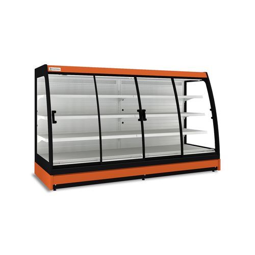 Wandmontierte Kühlvitrine - ASPEN - MAFIROL - für Einzelhandel / Metall / ohne Tür