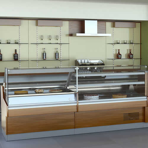 Verkaufskühlvitrine - RAVEL - MAFIROL - für Einzelhandel / für Konditoreien / für Bäckerei