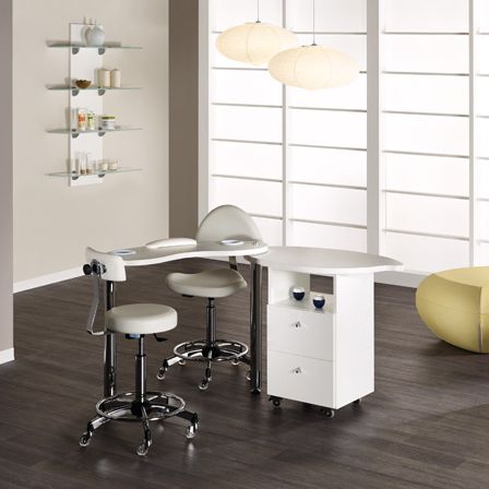 Maniküretisch mit integriertem Stauraum - SEATTLE - Medical & Beauty