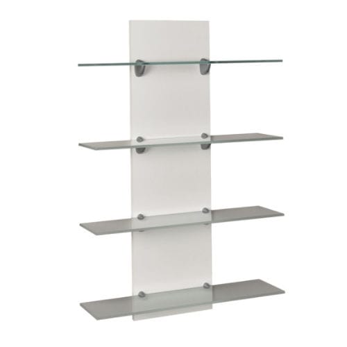 Wandmontiertes Regal - TARGET - Medical & Beauty - modern / Glas / melaminbeschichtet