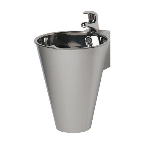 Wand-Waschbecken - NIAGARA  - Medical & Beauty - Edelstahl / konisch / modern