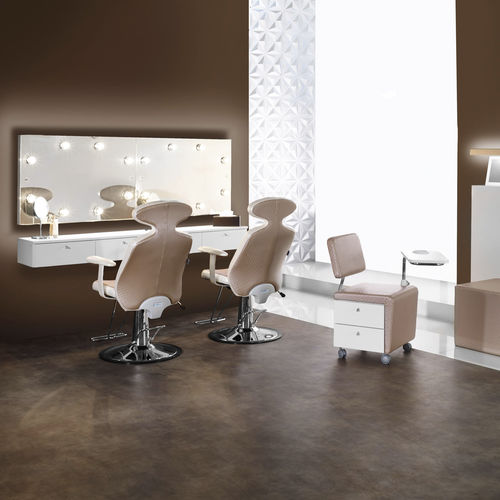 Moderner Schminktisch - LAS VEGAS - Medical & Beauty - wandmontiert / für Gewerbegebrauch / mit Hintergrundbeleuchtung